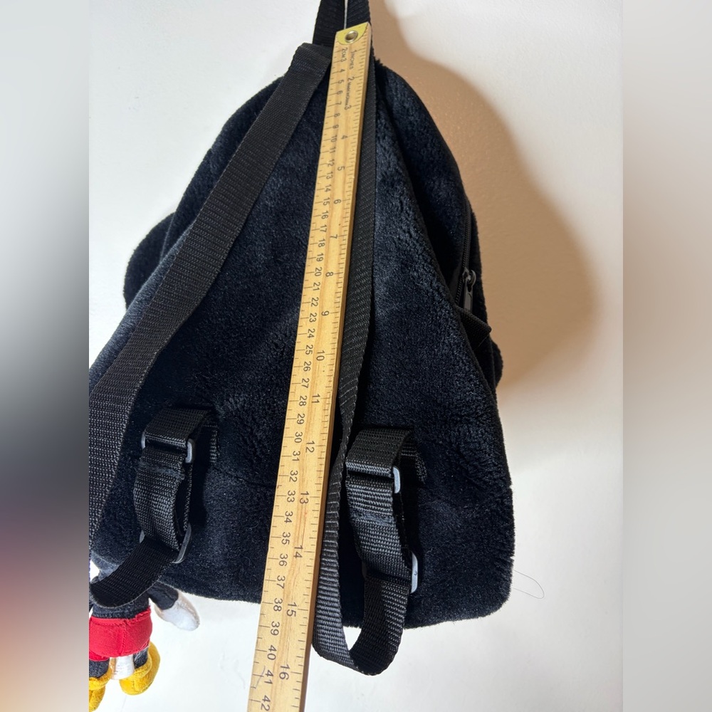 Disney Vintage Mickey Mouse Head Plush Backpack - Picture 7 of 8